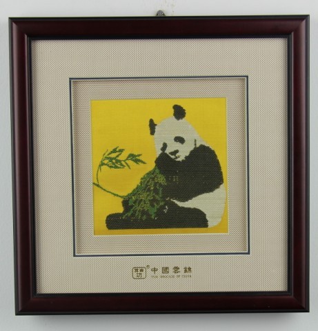 熊猫框画