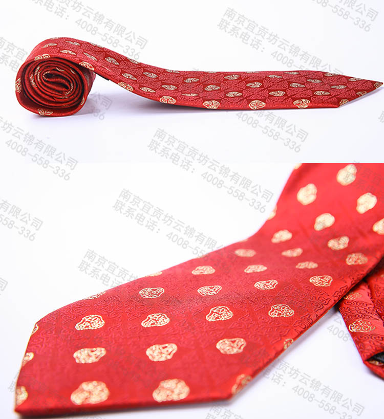 云锦领带